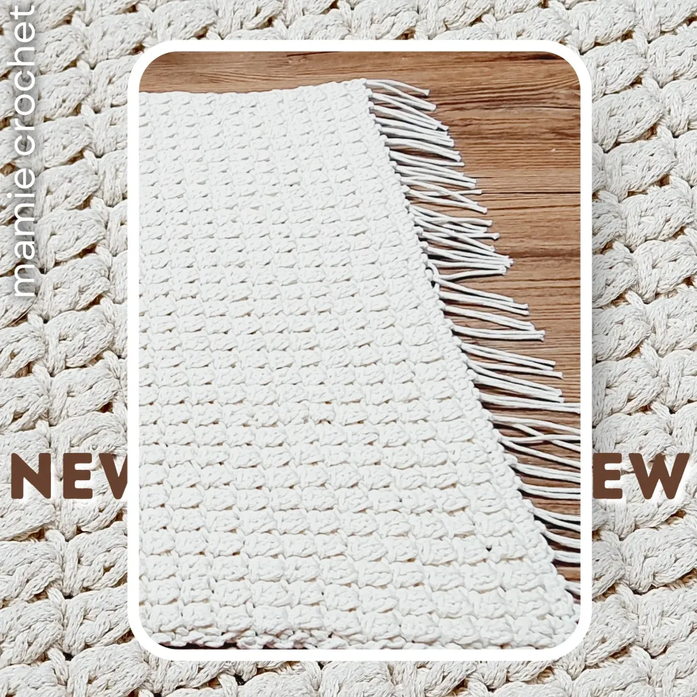 Tapis home déco Mamie Crochet tuto pdf