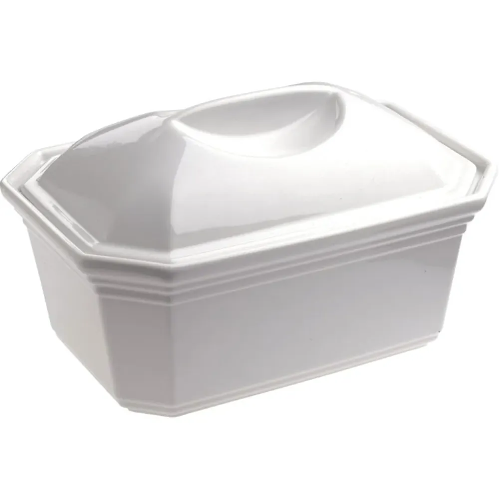 Terrine rectangulaire avec couvercle en porcelaine French Classics Revol