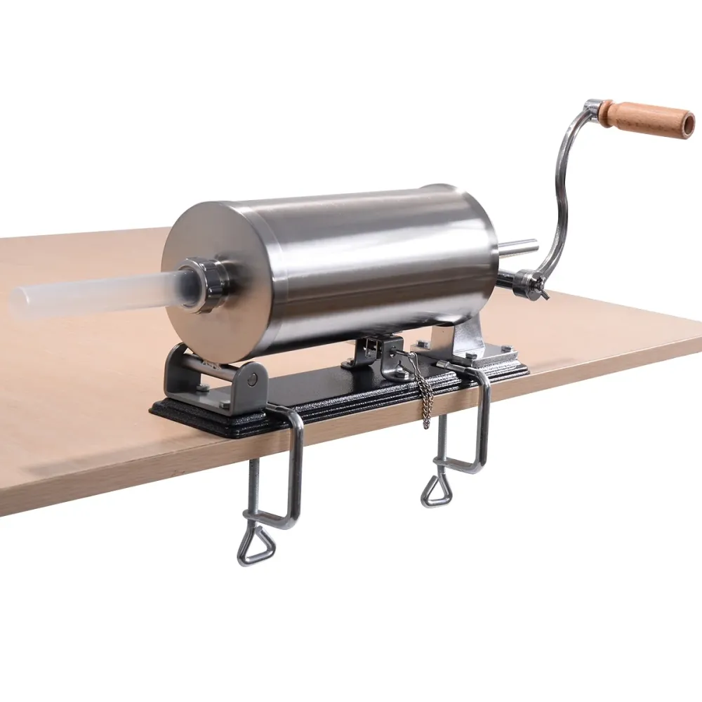 Machine à saucisse poussoir à saucisse 4 tubes différantes viande hachée en acier inoxydable 20_0000771