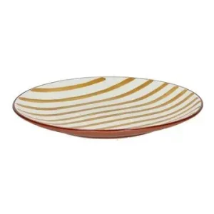 Assiette à dessert en porcelaine jaune Mykonos Pomax - 20cm
