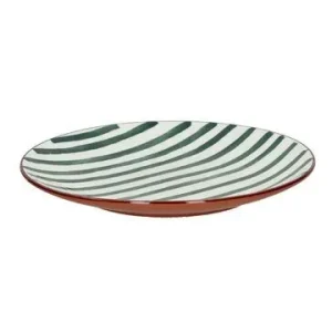 Assiette à dessert en porcelaine vert Mykonos Pomax - 20cm