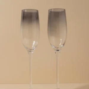 Coffret 6 coupes à champagne Fumé Automne · Déco ·