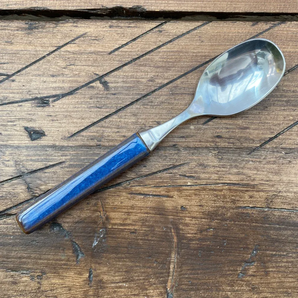 Denby « Chatsworth / Touchstone Cutlery (Saphir) » Cuillère à soupe Denby Pottery
