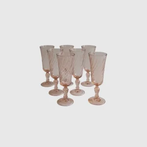 FLÛTES À CHAMPAGNE, ARCOROC, 1970/80