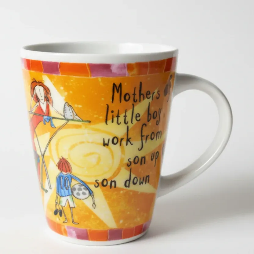 Johnson Brothers « Born To Shop » Coffee Cup / Small Mug (Je suis sur un régime gin tonic...)