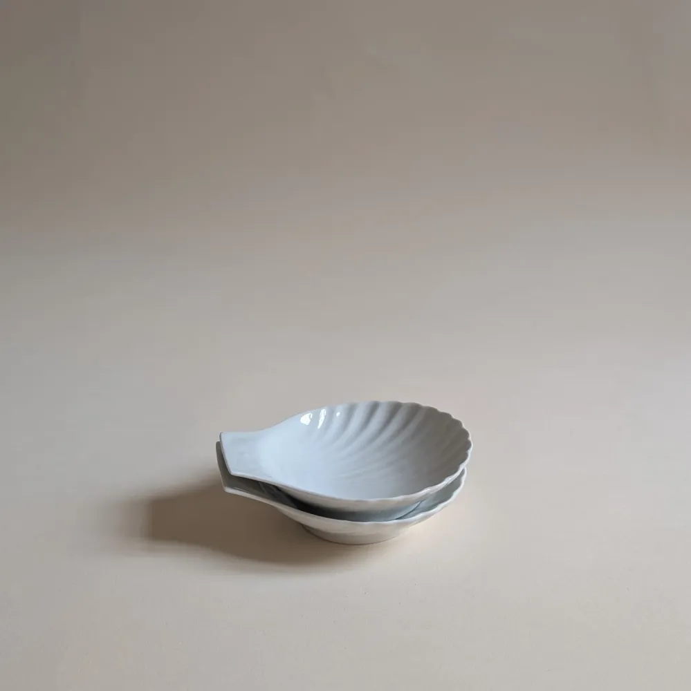 PAIRE DE COUPELLES COQUILLAGE