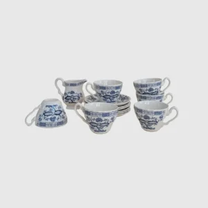 6 TASSES À CAFÉ & POT À LAIT
