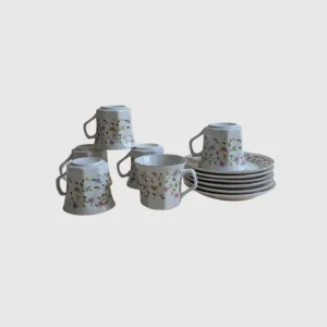 6 TASSES ET SOUCOUPES