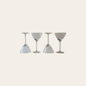 4 VERRES À COCKTAIL