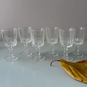Verres à digestif à pied - lot de 6