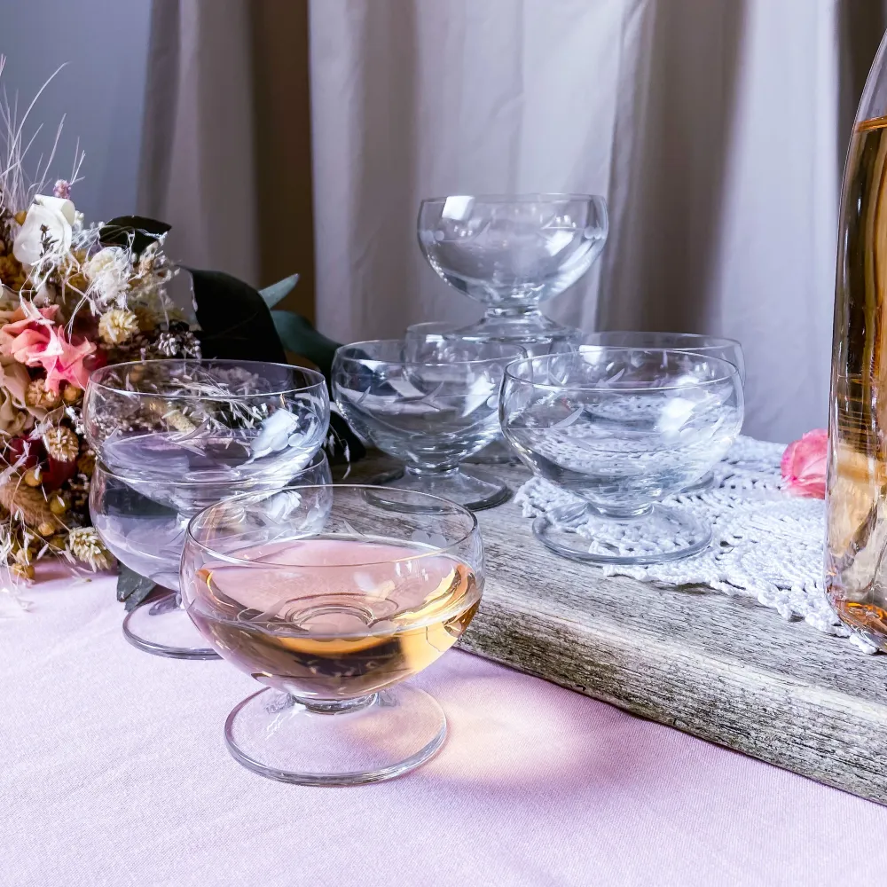 Verres pour le champagne