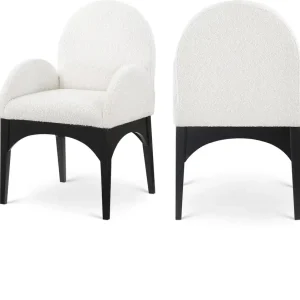 Fauteuil De Salle à Manger En Tissu Boucle Waldorf