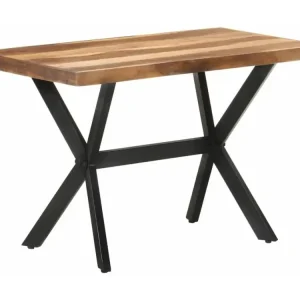 Table de salle à manger 120x60x75 cm Bois avec finition miel